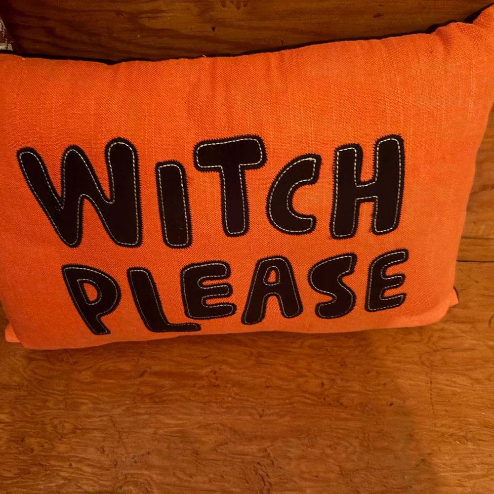 Halloween Decorative Pillow - Orange